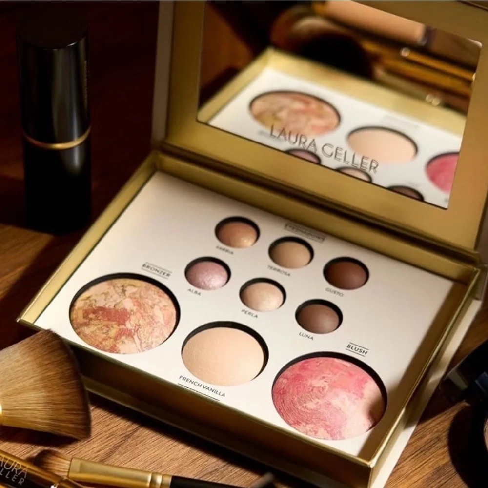LAURA GELLER Tuscan Dreams-Full Size- Bronzer/Blush/Highlighter/6 Eyeshadows - Picture 6 of 8